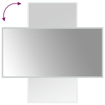 vidaXL LED-Badspiegel 50x100 cm