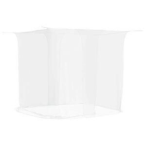 vidaXL Moskitonetz zum Aufh&auml;ngen 156 Mesh Wei&szlig; 220x200x210 cm