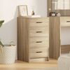 vidaXL Sideboard Sonoma-Eiche 40 x 41 x 75 cm Holzwerkstoff