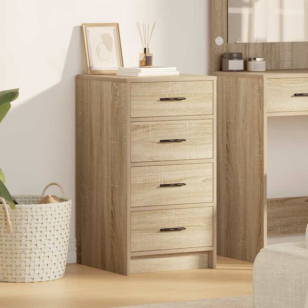 vidaXL Sideboard Sonoma-Eiche 40 x 41 x 75 cm Holzwerkstoff