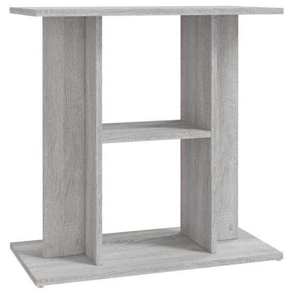 vidaXL Aquariumständer Grau Sonoma 60 x 30 x 60 cm Holzwerkstoff