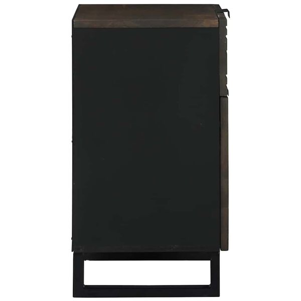 vidaXL Nachttisch Walnuss 50 x 33 x 60 cm Massivholz Akazie