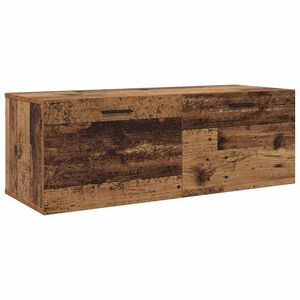 vidaXL Wandschrank Altholz 100 x 36,5 x 35 cm Holzwerkstoff