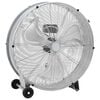 vidaXL Trommelventilator Mit Rad Silber 79 x 37 x 82 cm Aluminium