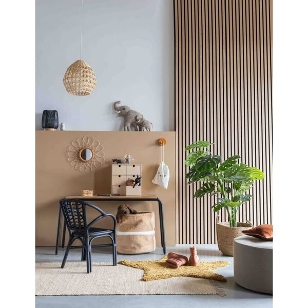 KidsDepot Tisch Original Mangoholz Schwarz