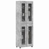 vidaXL Highboard FLORIN Beton Grau 60 x 35 x 182 cm Holzwerkstoff