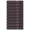 vidaXL Saunat&uuml;cher FROGN 10 Stk. Anthrazit 80x200 cm 360 g/m&sup2;