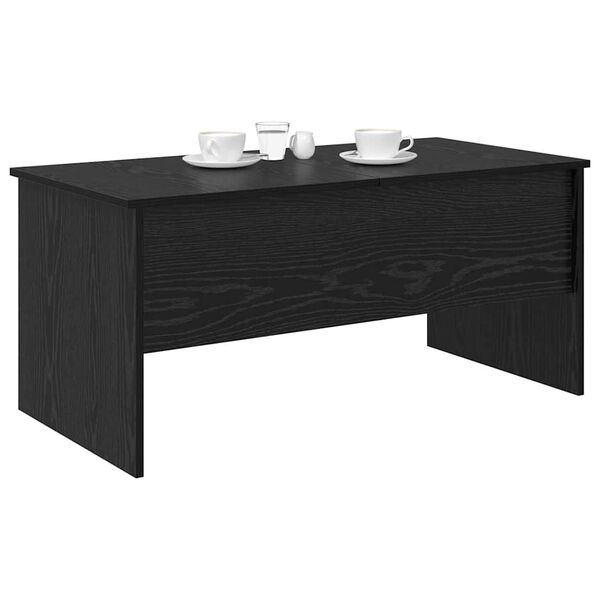 vidaXL Couchtisch Schwarz Eichen-Optik 102 x 50,5 x 46,5 cm
