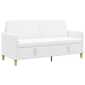 vidaXL Sofa mit Stauraum Wei&szlig; 172 x 78 x 87 cm Polyester