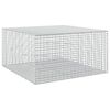 vidaXL Gabione mit 3,5 mm Draht und 5x2,5 cm Maschen 100x100x50 cm