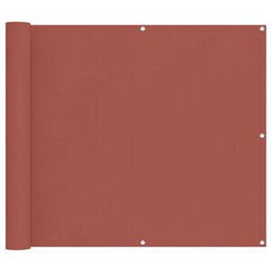 vidaXL Balkonsichtschutz Terrakotta 100 x 300 cm Oxford-Stoff