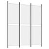 vidaXL 3-tlg. Paravent Wei&szlig; 150x180 cm Stoff