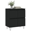 vidaXL Sideboard Schwarz 60x35x70 cm Holzwerkstoff