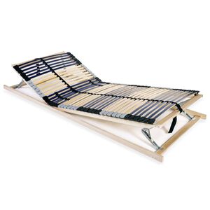 vidaXL Lattenrost mit 42 Latten 7 Zonen 80x200 cm