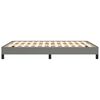 vidaXL Bettgestell ohne Matratze Dunkelgrau 140x190 cm Stoff