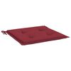 vidaXL Gartenstuhl-Kissen 2 Stk. Weinrot 50x50x3 cm Oxford-Gewebe