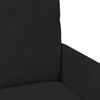 vidaXL Sofas mit Kissen 55cm Schwarz Sperrholz