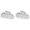 vidaXL Deckenlampe mit ellipsenf&ouml;rmigen Glasschirmen 2 Stk. E14