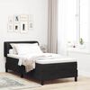 vidaXL Boxspringbett mit Matratze Schwarz 80 x 200 cm Samt