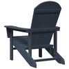 vidaXL Adirondack-Stuhl Marineblau 74 x 82 x 92 cm HDPE
