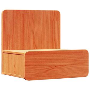 vidaXL Nachttisch Wachsbraun 44 x 32,5 x 40 cm Massivholz Kiefer