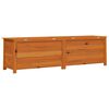 vidaXL Outdoor-Kissenbox Braun 200x50x56 cm Massivholz Tanne