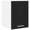 vidaXL H&auml;ngeschrank Schwarze Eiche und Wei&szlig; 30 x 31 x 40 cm