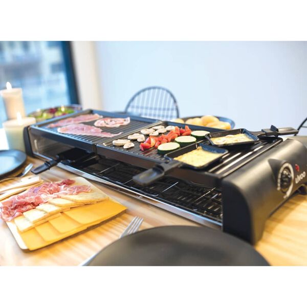 Livoo Raclette-Set 12 Personen 1800 W Schwarz