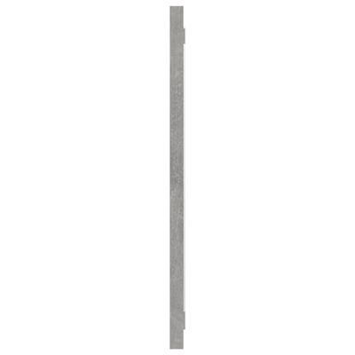 vidaXL Badspiegel Betongrau 90x1,5x37 cm Holzwerkstoff
