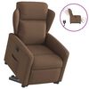 vidaXL Relaxsessel mit Aufstehhilfe Elektrisch Braun Stoff