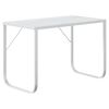 vidaXL Computertisch Wei&szlig; 110x60x73 cm Holzwerkstoff