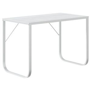 vidaXL Computertisch Wei&szlig; 110x60x73 cm Holzwerkstoff