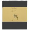 vidaXL Tischdecke 5 stk. Rund Dunkelgrau &Oslash; 140 cm Polyester