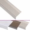 vidaXL Treppenkantenprofile in L-Form 5Stk. Aluminium 100cm Champagner