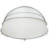 vidaXL Pool-Dome Grau und Orange 592 x 590 x 275 cm