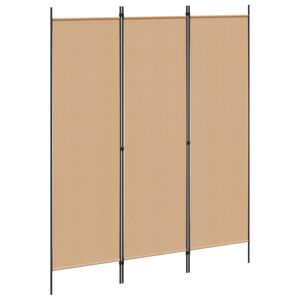vidaXL Raumteiler Beige 150 x 180 cm Stoff
