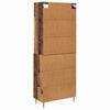 vidaXL Highboard Altholz 69,5 x 34 x 180 cm Holzwerkstoff