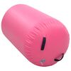 vidaXL Aufblasbare Gymnastik-Rolle mit Pumpe 100x60 cm PVC Rosa