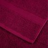 vidaXL 12 tlg. Premium-Handtuch-Set SOLUND Bordeaux 600 g/m²
