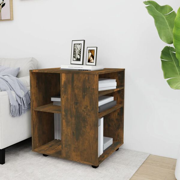 vidaXL Rollschrank R&auml;uchereiche 60x53x72 cm Holzwerkstoff