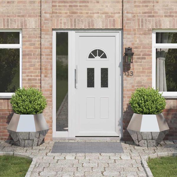 vidaXL Pflanzkübel 2 pcs Silber 75 x 75 x 60 cm Edelstahl