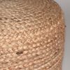 LABEL51 Pouf Geflochten Jute Natur
