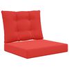 vidaXL Sofakissen f&uuml;r drau&szlig;en Polyester Rot 60 x 50,5 x 8 cm
