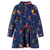Kinderkleid mit Langen &Auml;rmeln und Kordelzug Marineblau 104