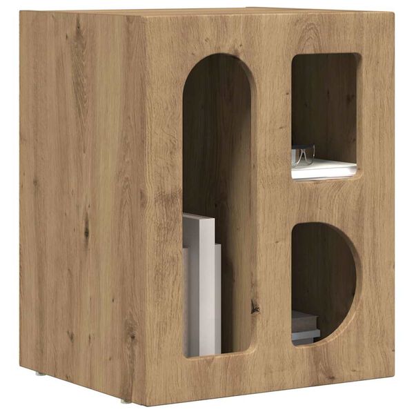 vidaXL Nachttisch Artisan-Eiche 40 x 35 x 50 cm Holzwerkstoff