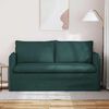 vidaXL Sofa 140cm Dunkelgr&uuml;n Metall