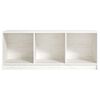vidaXL TV-Schrank Wei&szlig; 104x33x41 cm Massivholz Kiefer