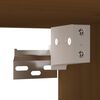 vidaXL Wandschrank Honigbraun 80x30x30 cm Massivholz Kiefer