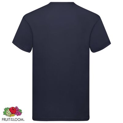 Fruit of the Loom Original T-Shirts 5 Stk. Marineblau 3XL Baumwolle