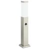 vidaXL Pollerleuchte mit Sensor 50 cm Edelstahl IP44